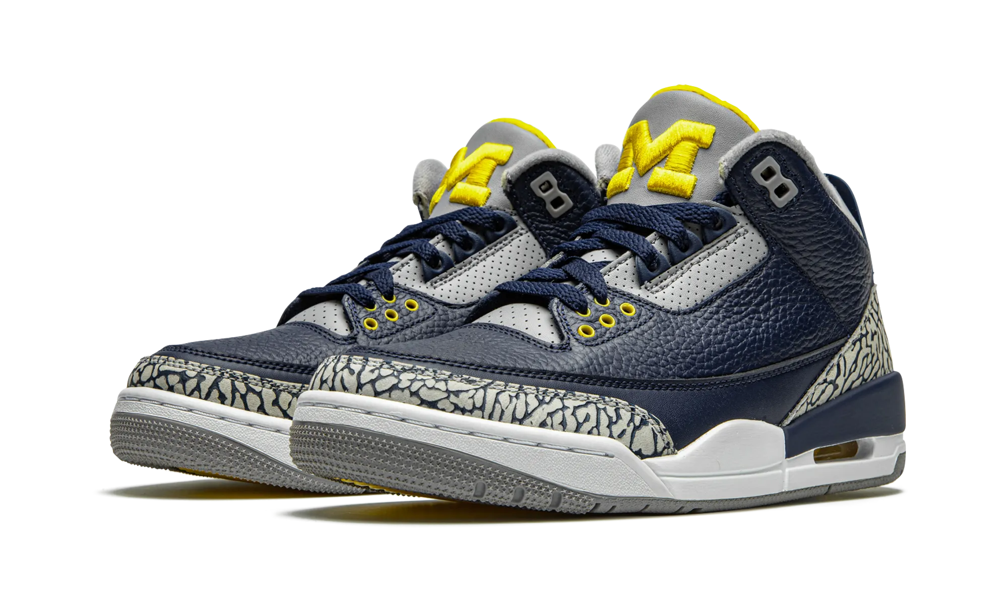 Air Jordan 3 Retro PE "Michigan" jordan athletic mens shoes