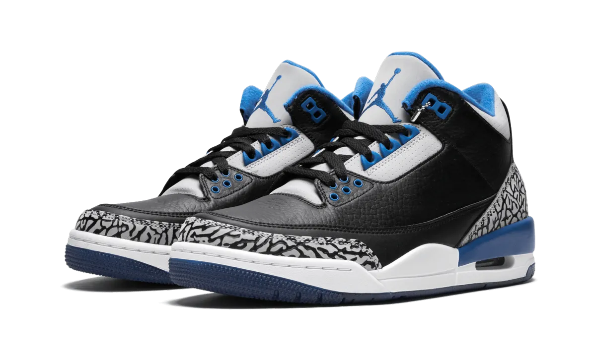 Air Jordan 3 Retro "Sport Blue" jordan retro mens collection