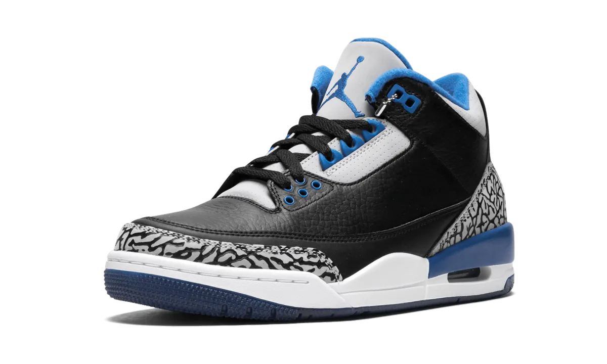 Air Jordan 3 Retro "Sport Blue" jordan retro mens collection