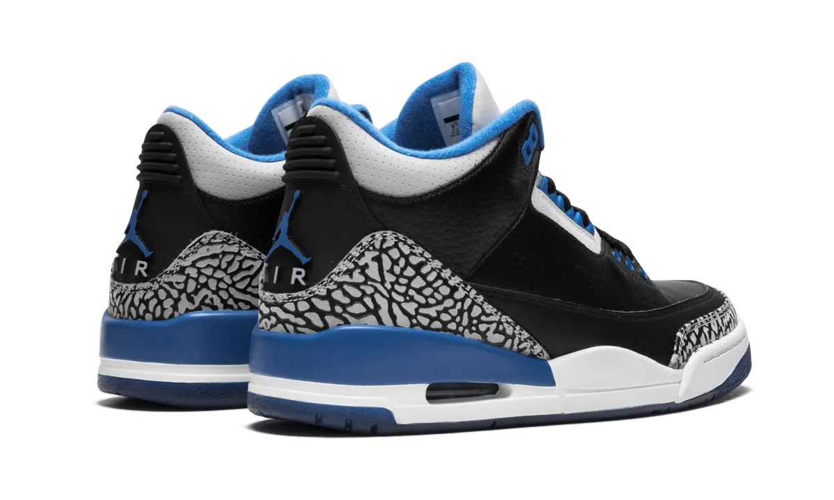 Air Jordan 3 Retro "Sport Blue" jordan retro mens collection