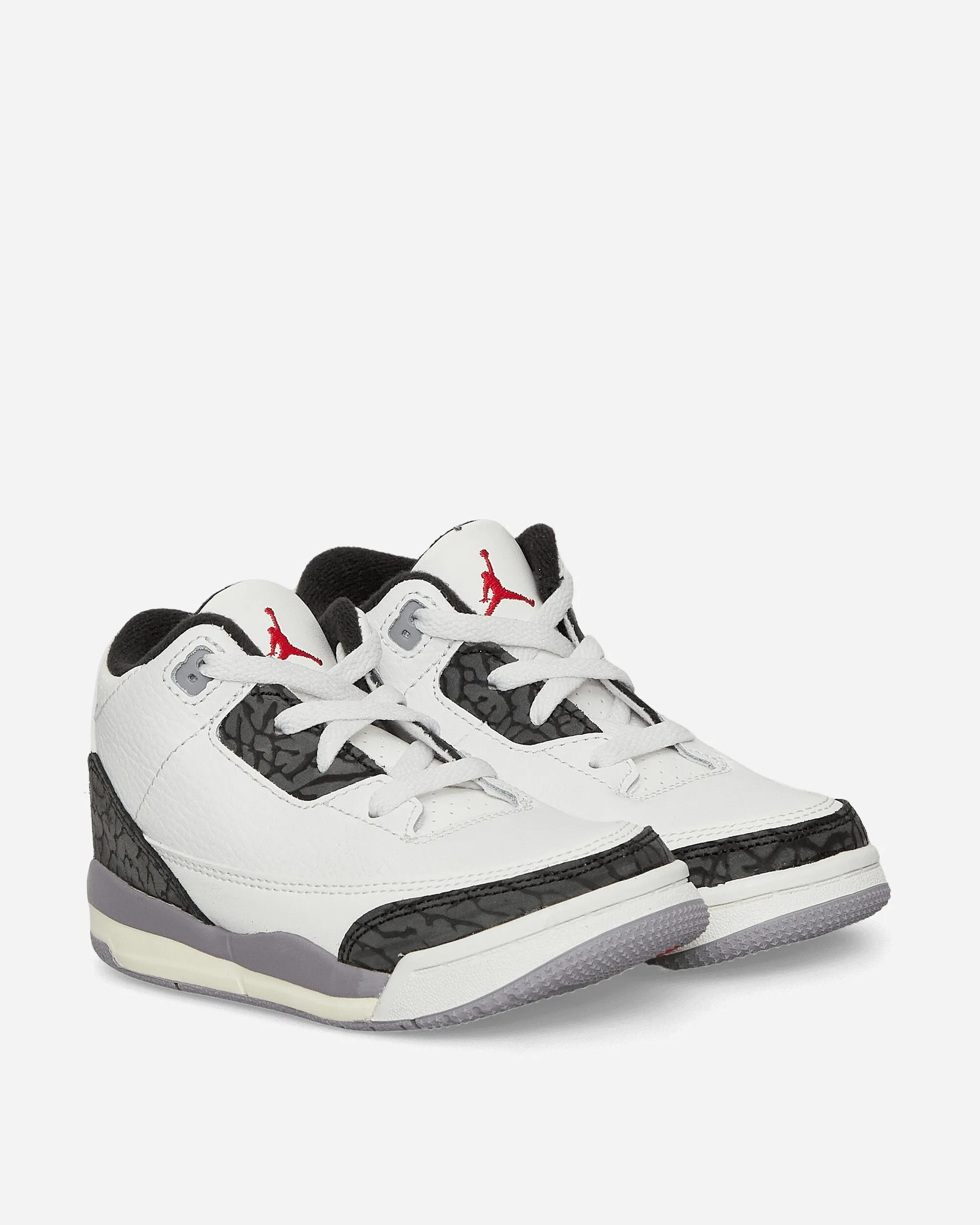 Air Jordan 3 Retro (TD) Sneakers Cement Grey Flexible Shoes