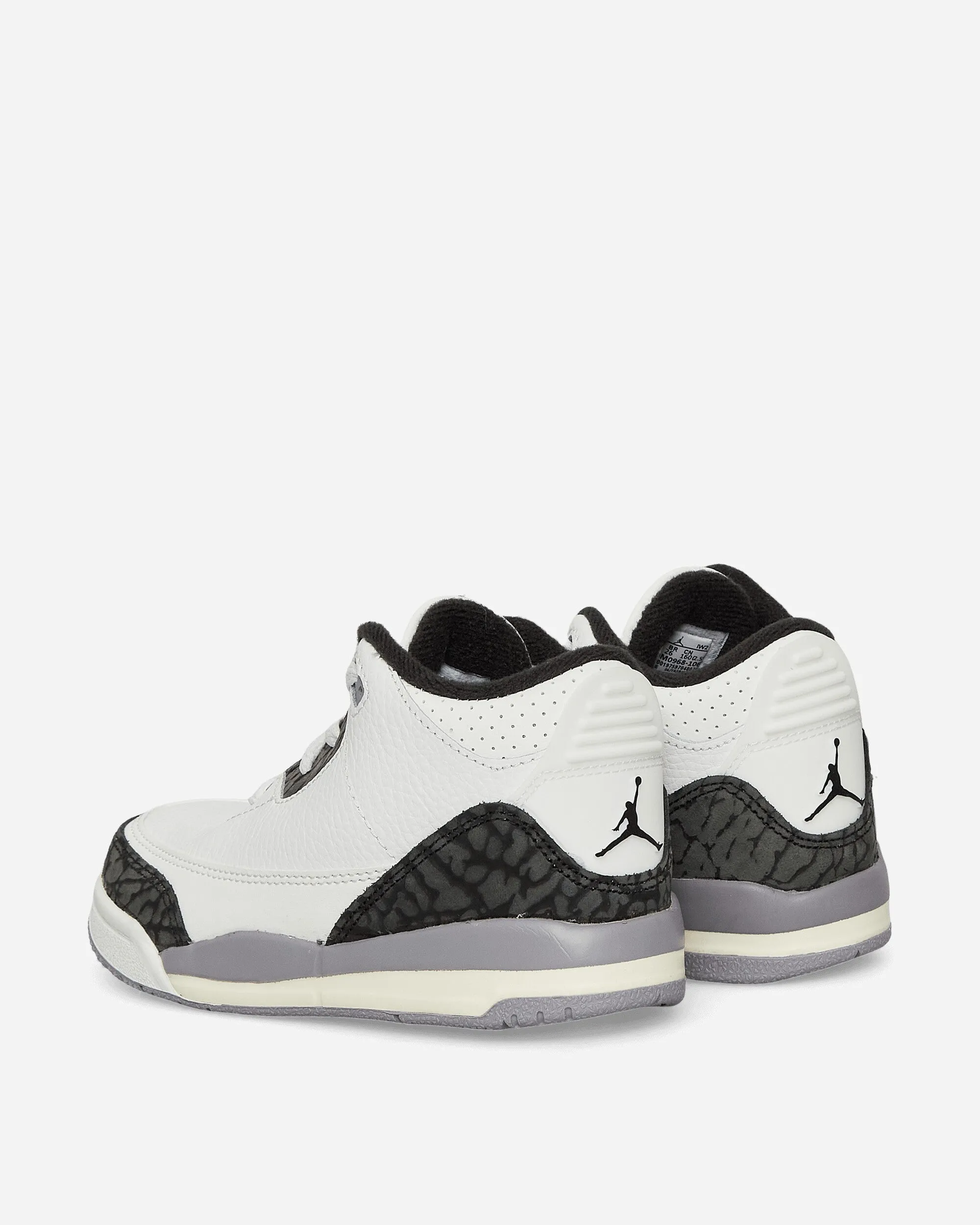 Air Jordan 3 Retro (TD) Sneakers Cement Grey Flexible Shoes