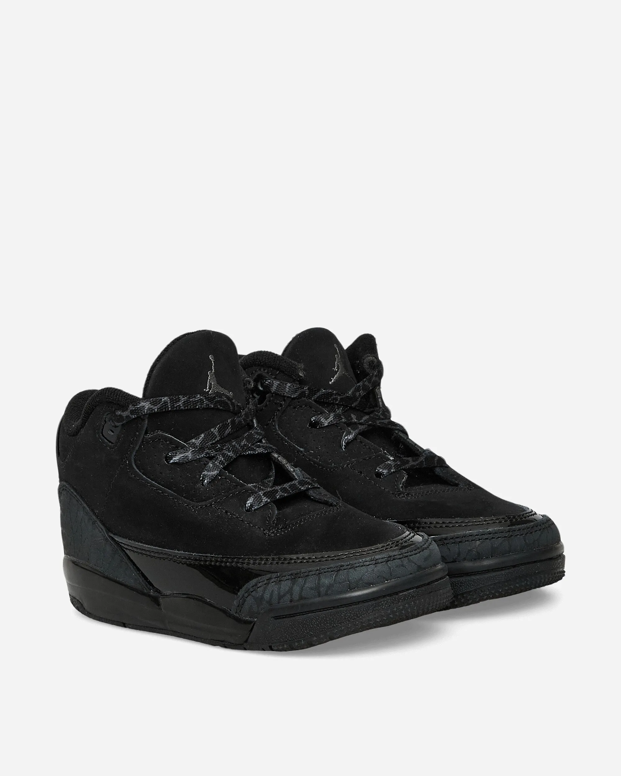 Air Jordan 3 (TD) Sneakers Black Cat Flexible Shoes