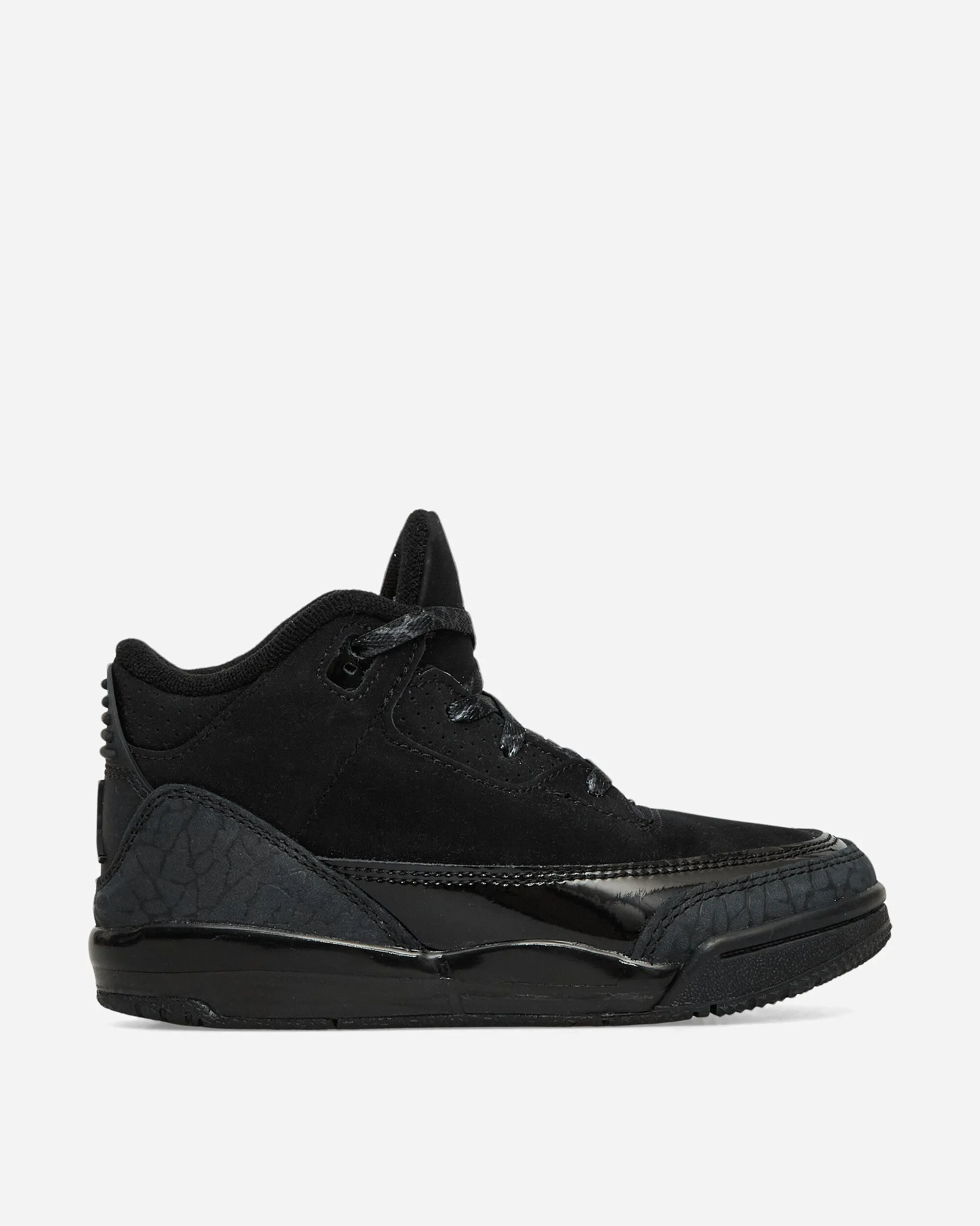 Air Jordan 3 (TD) Sneakers Black Cat Flexible Shoes