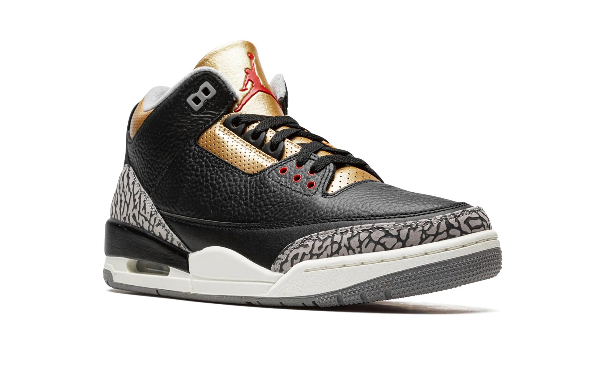 AIR JORDAN 3 WMNS "Black Cement Gold" jordan classic womens shoes