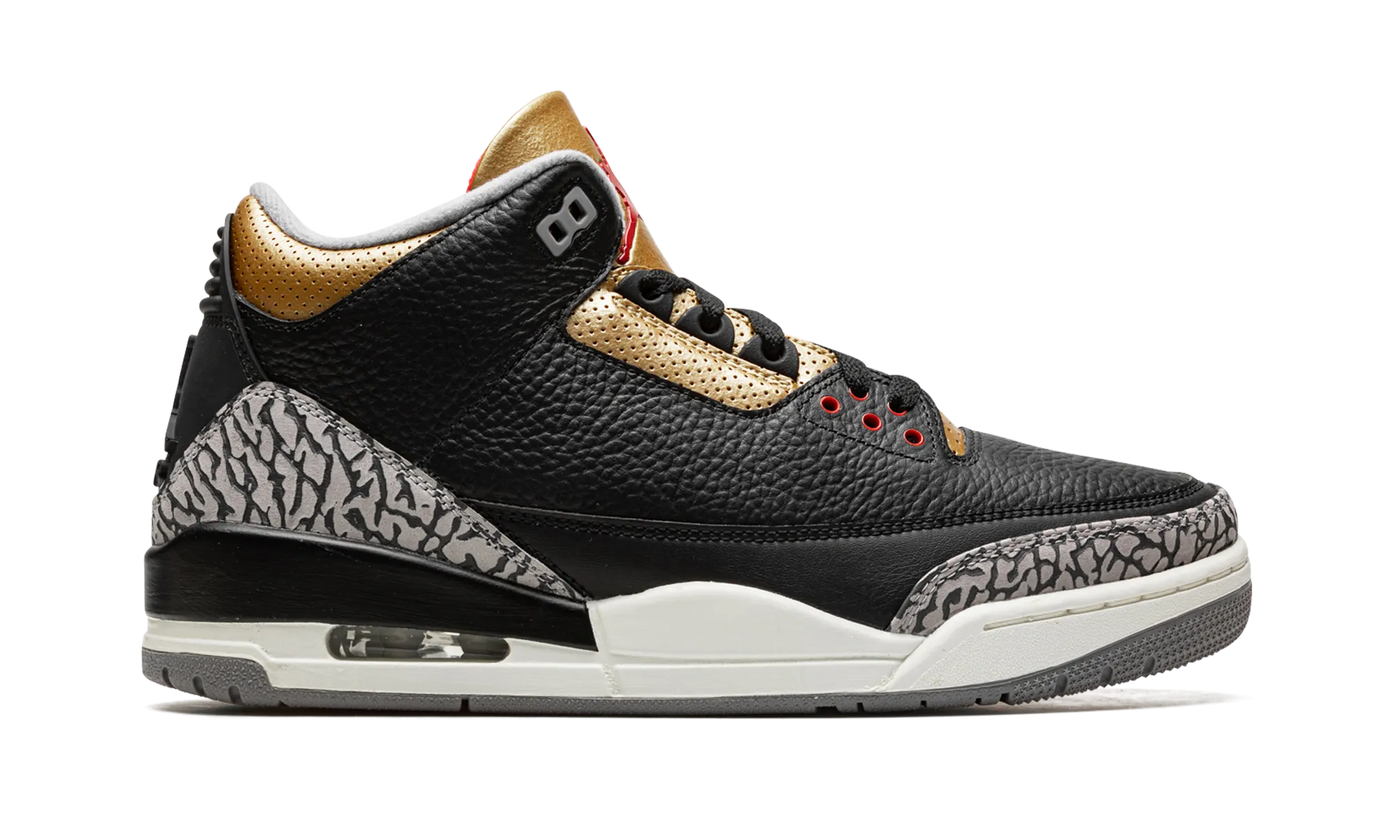 AIR JORDAN 3 WMNS "Black Cement Gold" jordan classic womens shoes