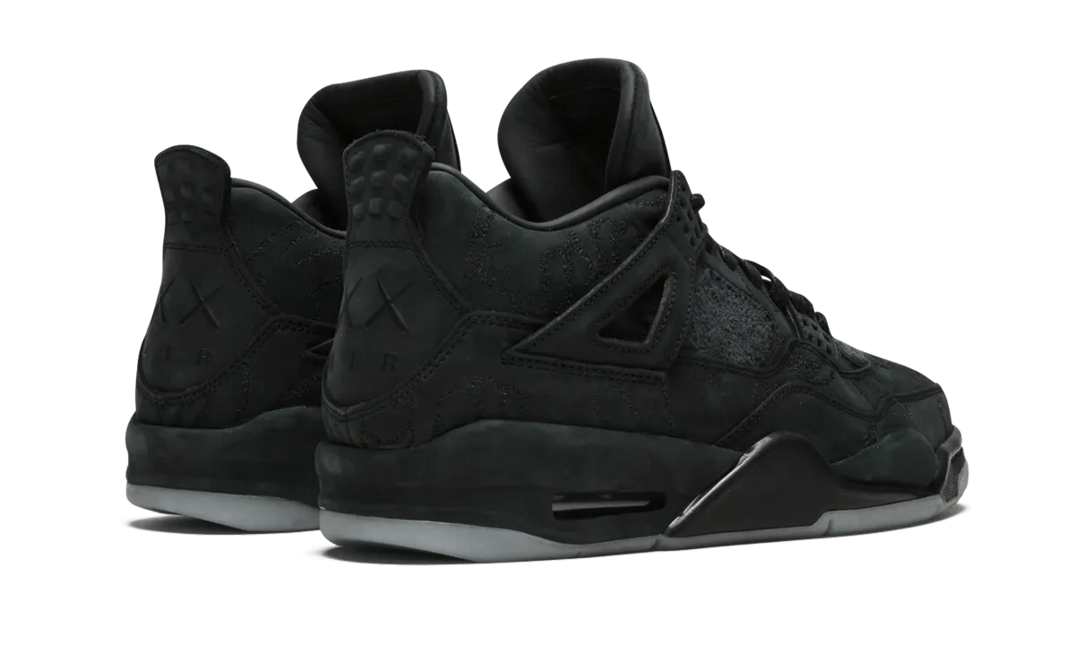 Air Jordan 4 Retro "Kaws - Black" jordan athletic mens shoes