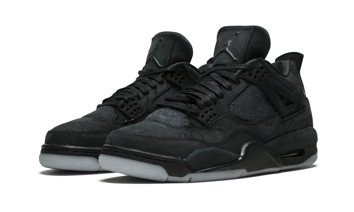Air Jordan 4 Retro "Kaws - Black" jordan athletic mens shoes