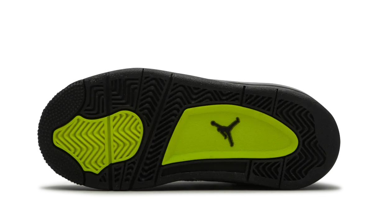 Air Jordan 4 Retro SE PS "Neon" jordan preschool kids shoes