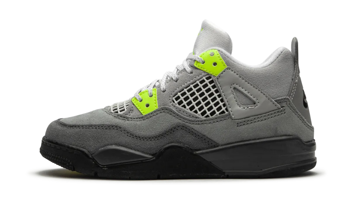 Air Jordan 4 Retro SE PS "Neon" Jordan Pre School shoes