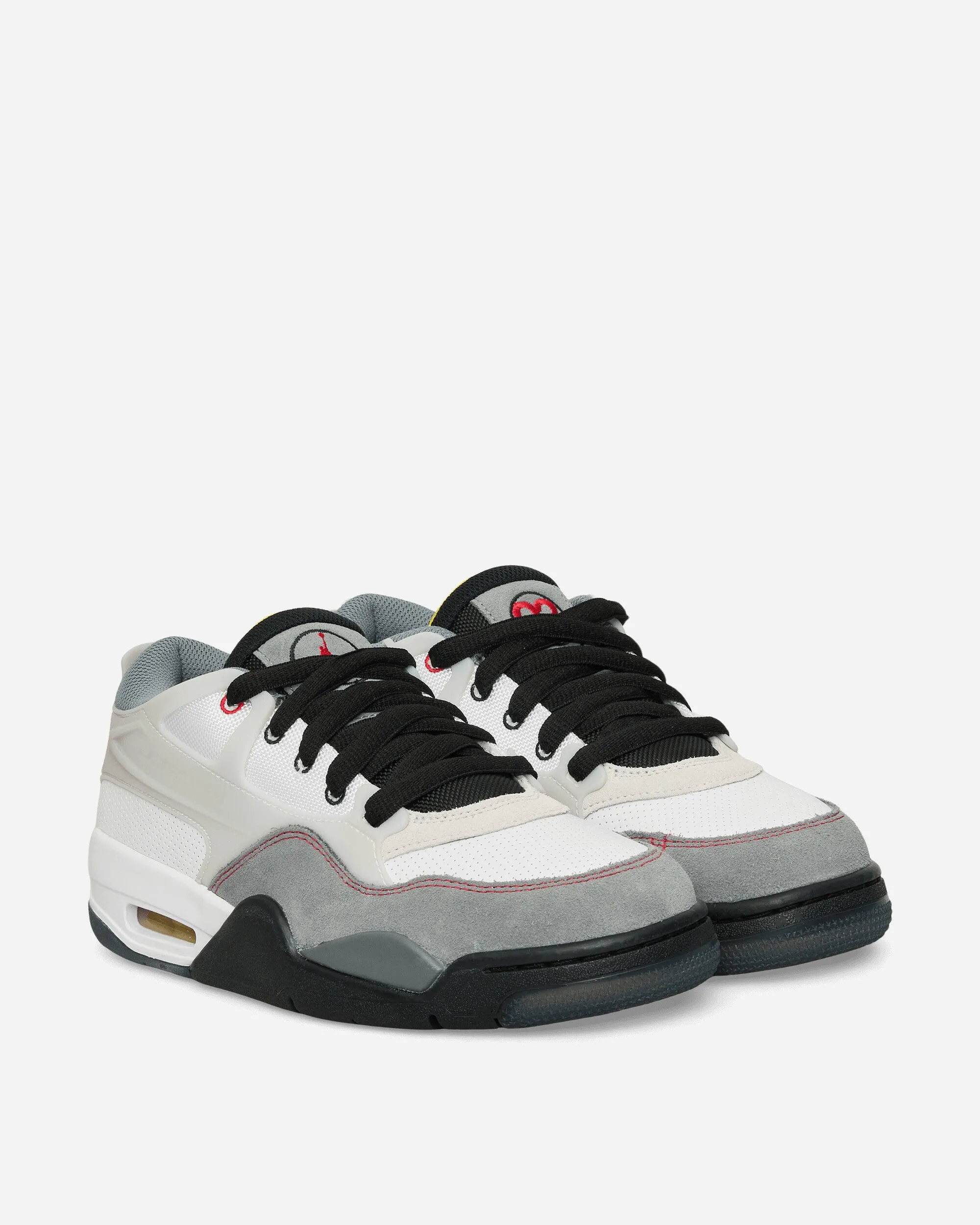 Air Jordan 4 RM Premium Sneakers White / Smoke Gray Flexible Shoes