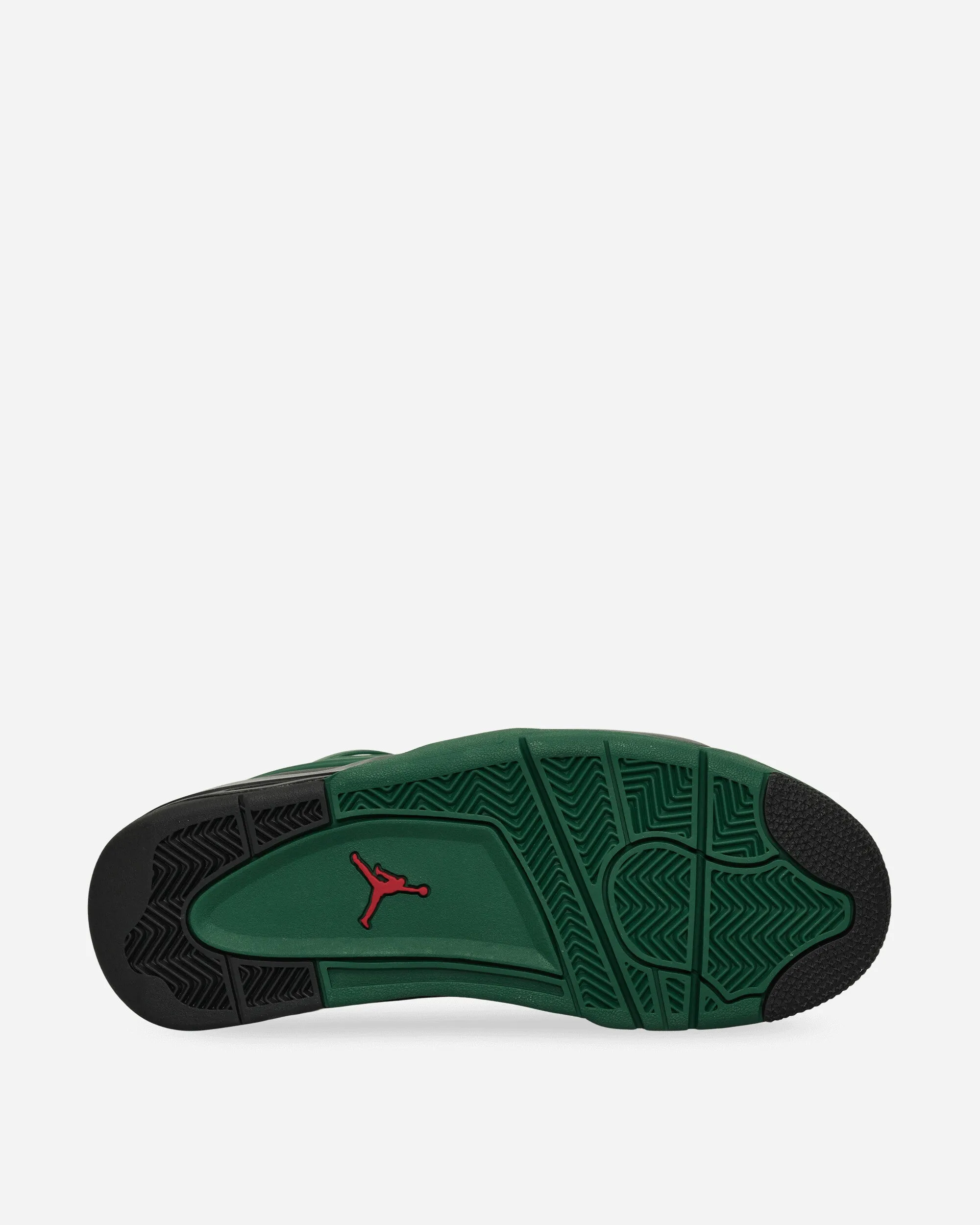 Air Jordan 4 RM Sneakers Black / Gorge Green / Varsity Red Flexible Shoes