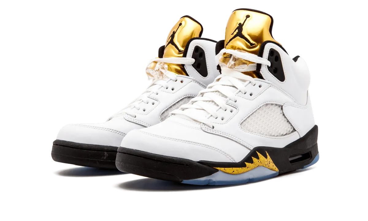 Air Jordan 5 Retro "Olympic Gold Medal" jordan athletic mens shoes