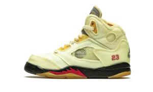 Air Jordan 5 Retro SP PS "Off-White - Sail" Jordan Pre School shoes