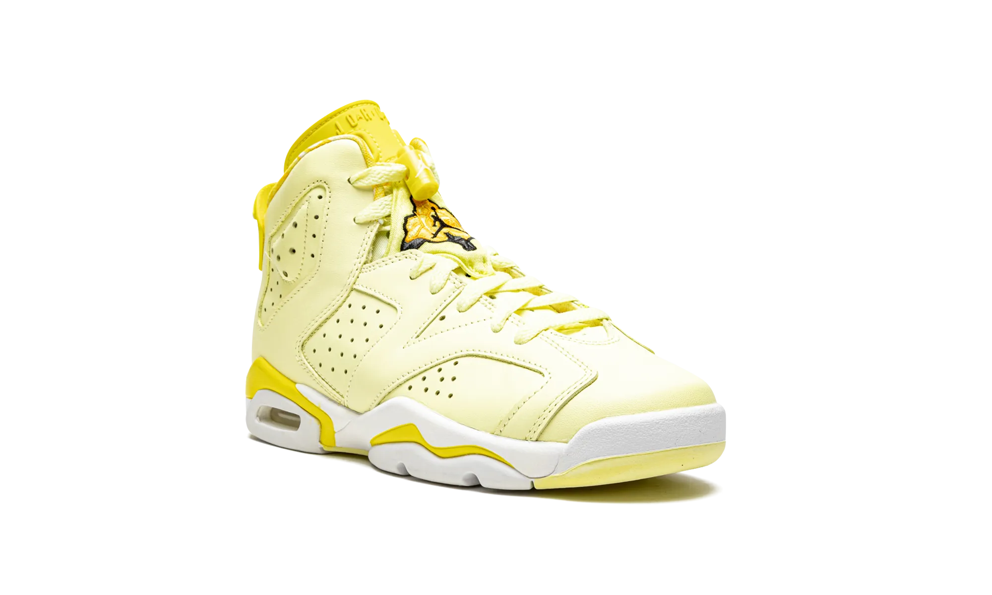 Air Jordan 6 GS "Citron Tint / Floral" jordan school kids shoes