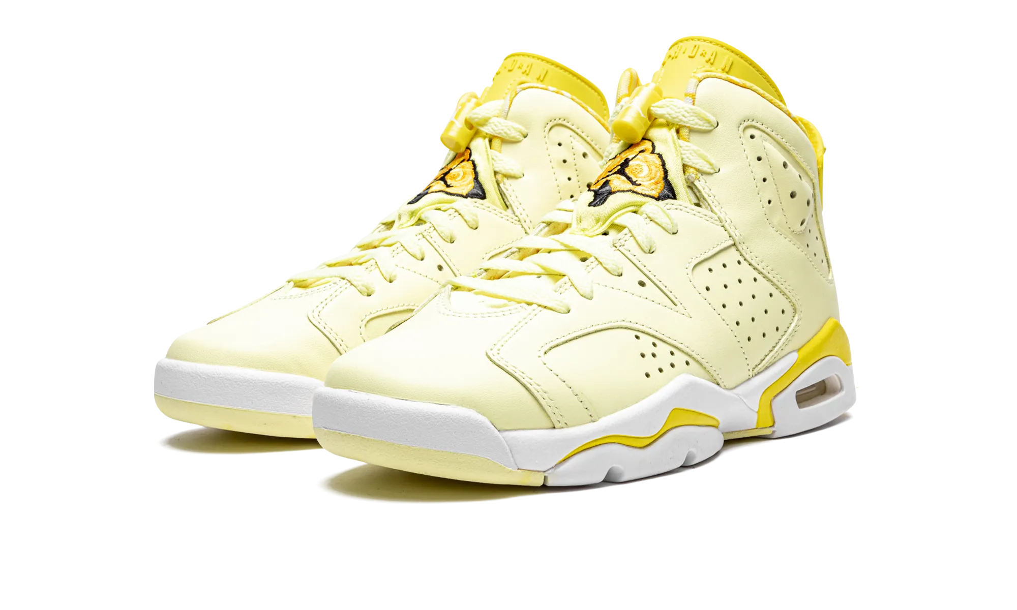 Air Jordan 6 GS "Citron Tint / Floral" jordan school kids shoes