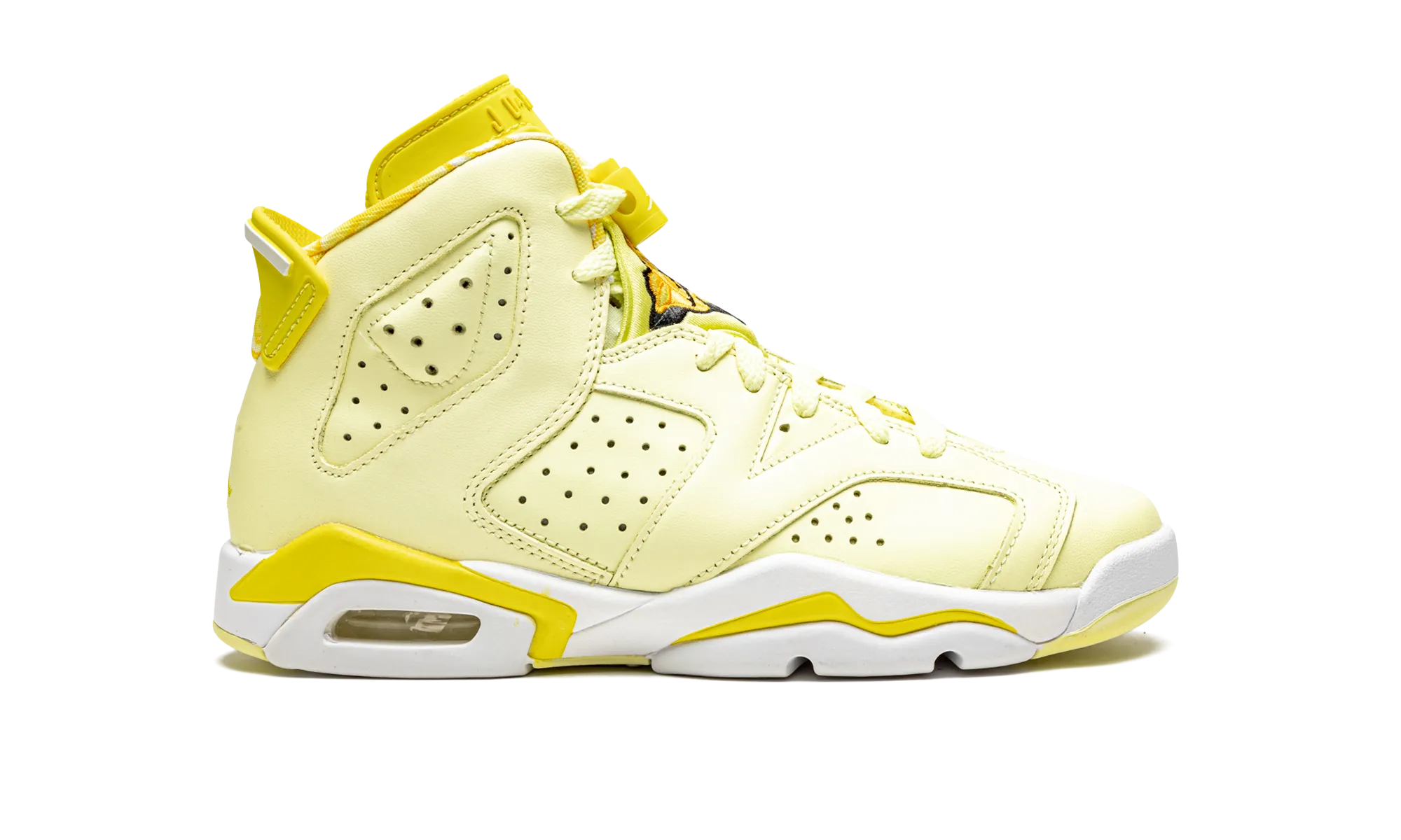 Air Jordan 6 GS "Citron Tint / Floral" jordan school kids shoes
