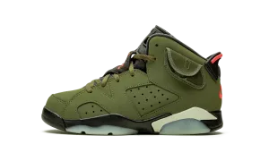 Air Jordan 6 PS "Cactus Jack - Travis Scott" Jordan Pre School shoes