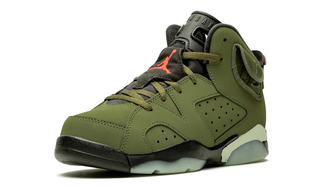 Air Jordan 6 PS "Cactus Jack - Travis Scott" jordan preschool kids shoes