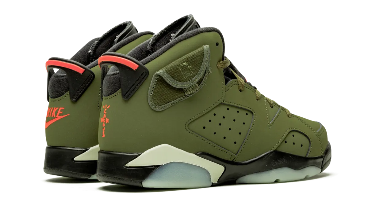 Air Jordan 6 PS "Cactus Jack - Travis Scott" jordan preschool kids shoes
