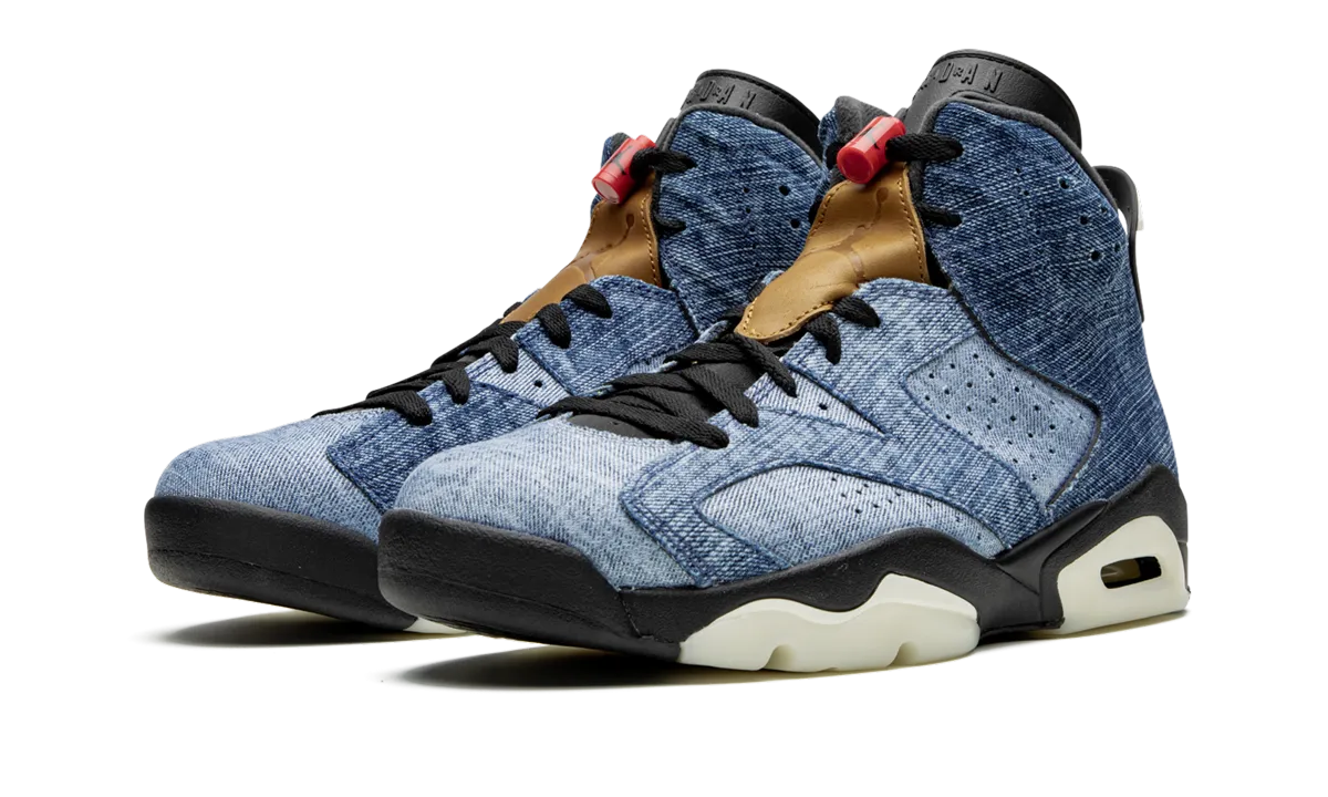 Air Jordan 6 "Washed Denim" jordan athletic mens shoes