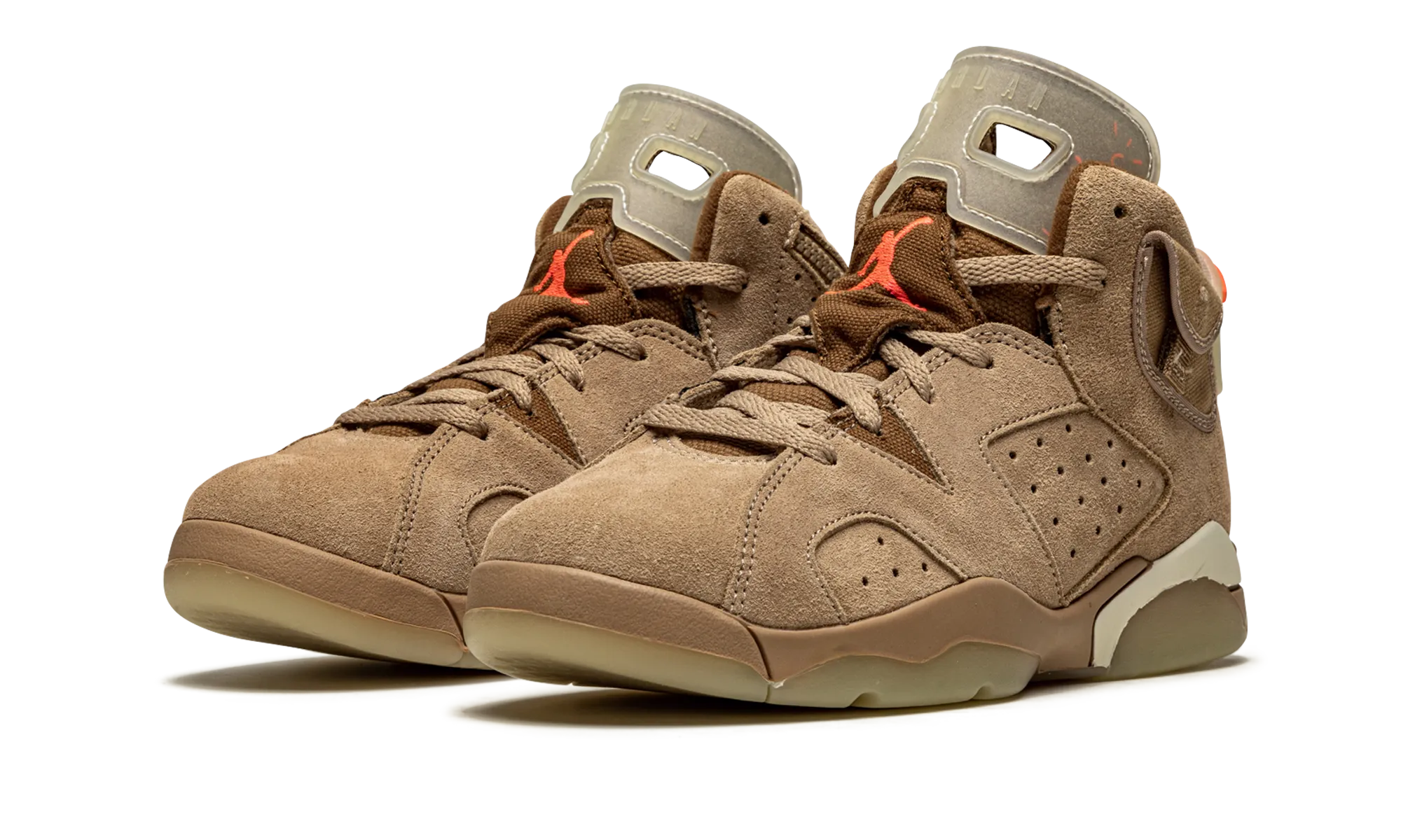 Air Jordan 6 Retro PS "Travis Scott - British Khaki" jordan preschool kids shoes