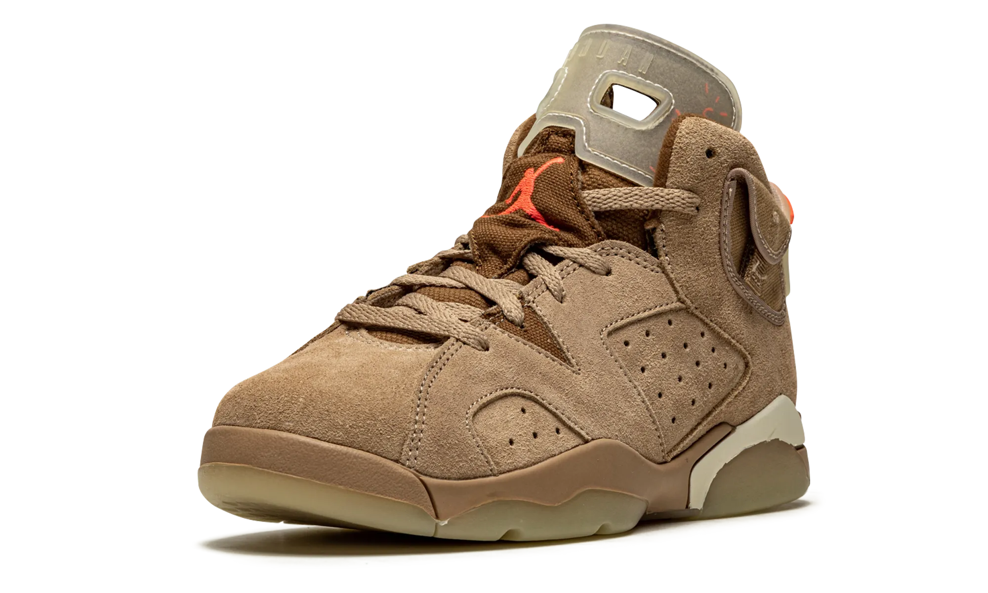 Air Jordan 6 Retro PS "Travis Scott - British Khaki" jordan preschool kids shoes