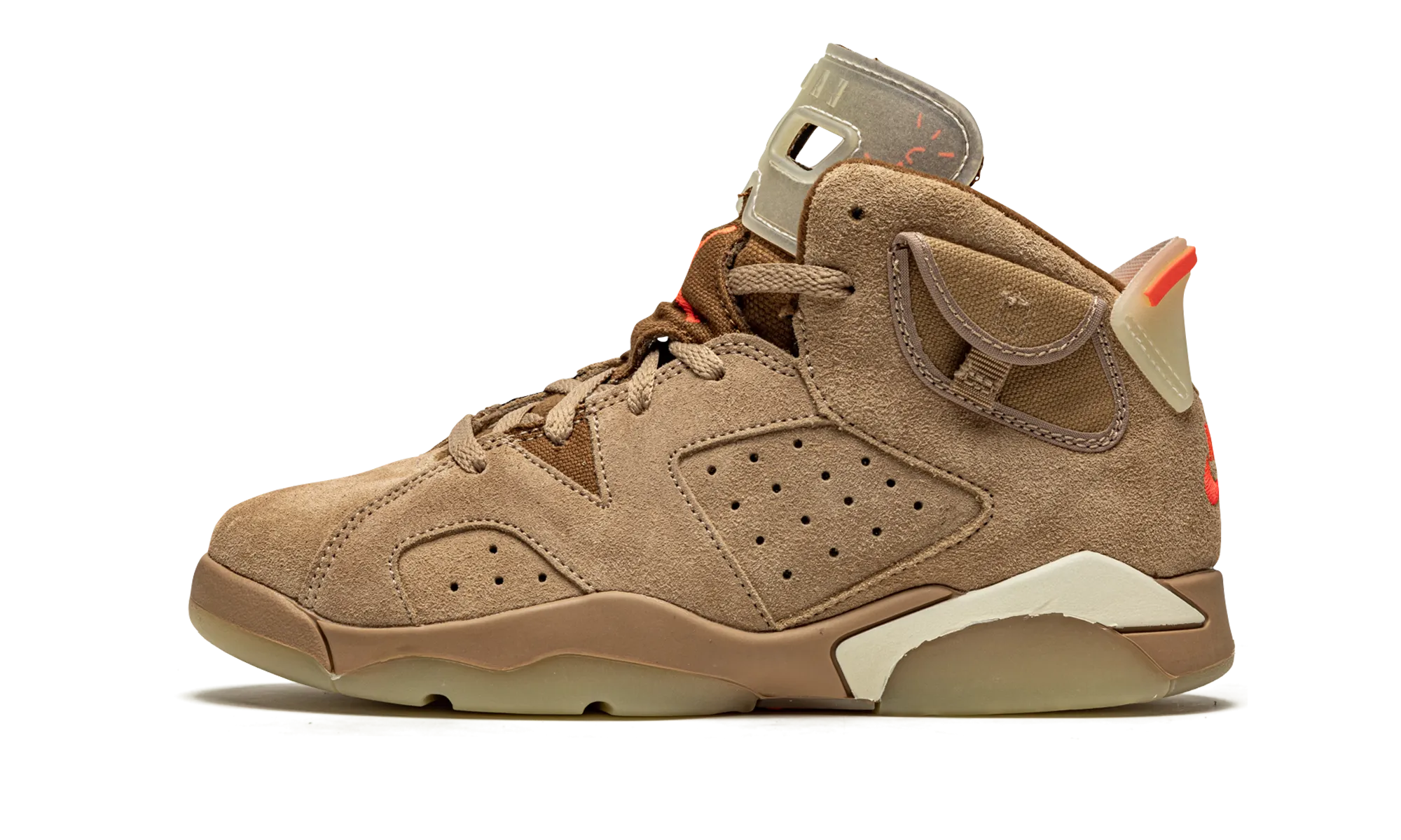 Air Jordan 6 Retro PS "Travis Scott - British Khaki" Jordan Pre School shoes