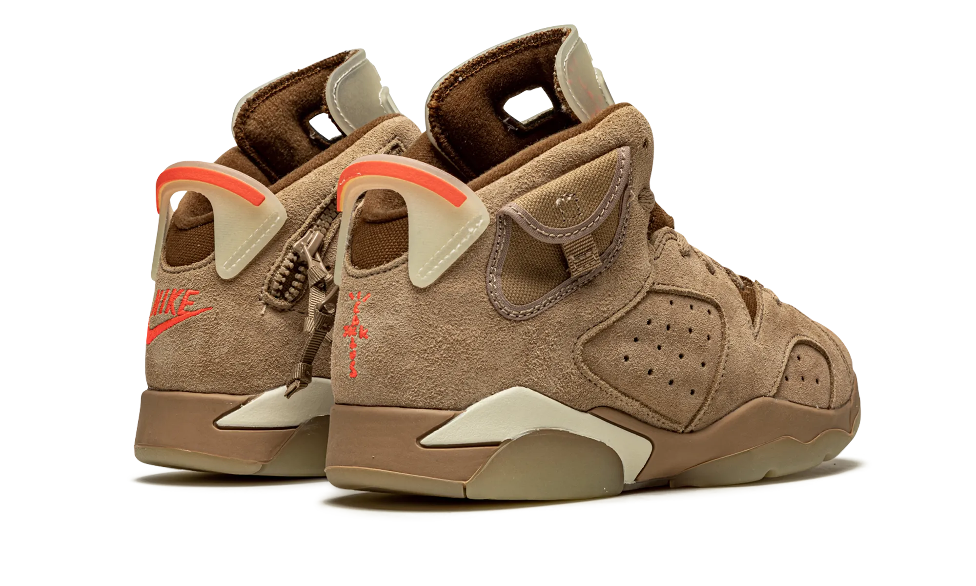 Air Jordan 6 Retro PS "Travis Scott - British Khaki" jordan preschool kids shoes