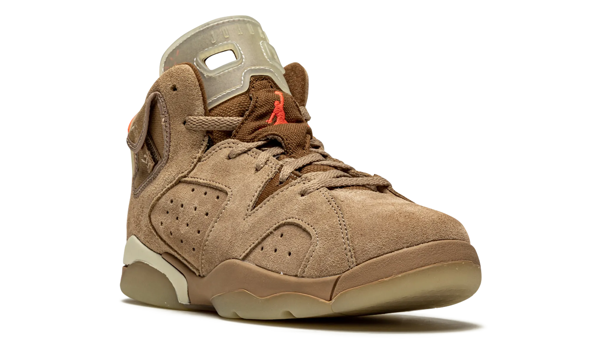 Air Jordan 6 Retro PS "Travis Scott - British Khaki" jordan preschool kids shoes