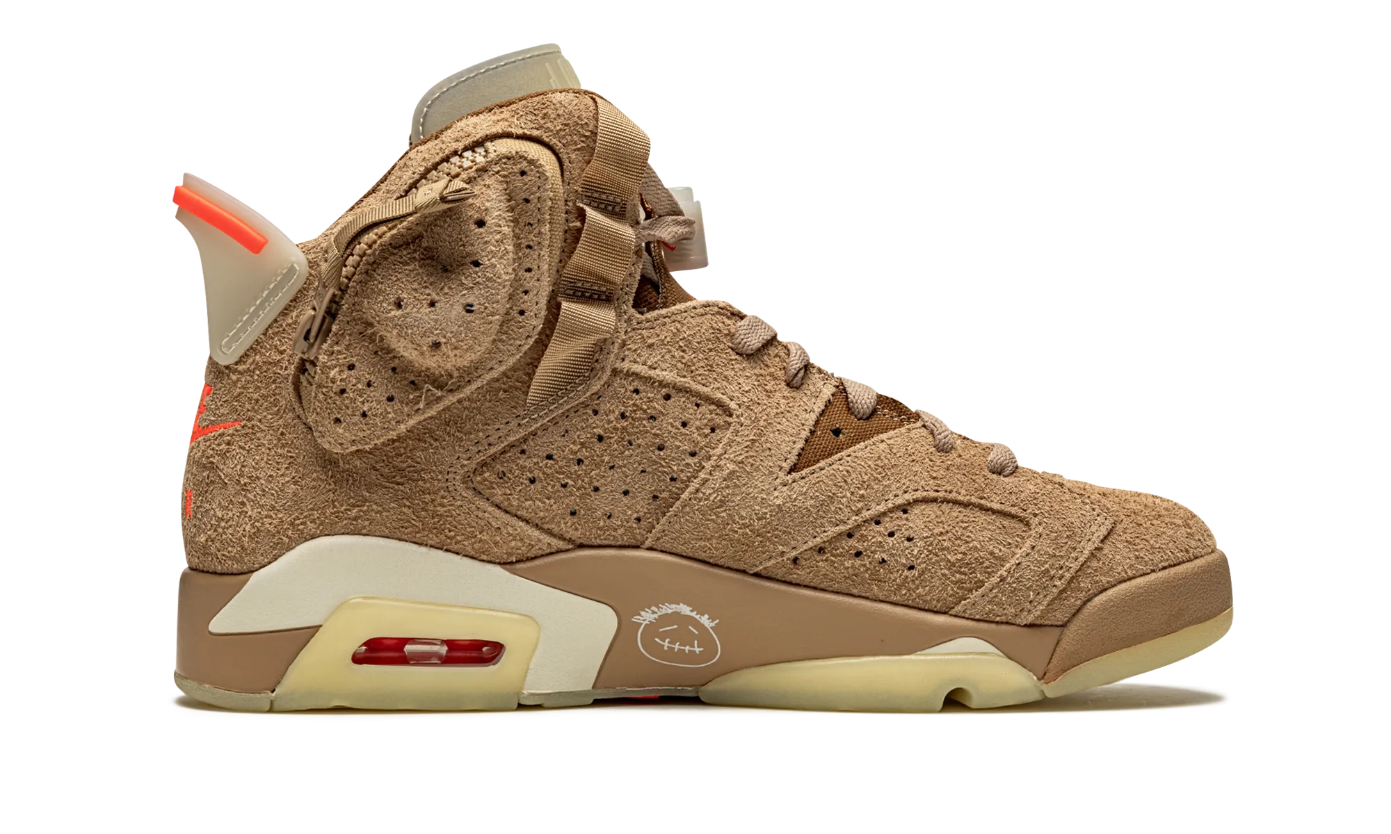 Air Jordan 6 Retro "Travis Scott - British Khaki" jordan premium mens sneakers