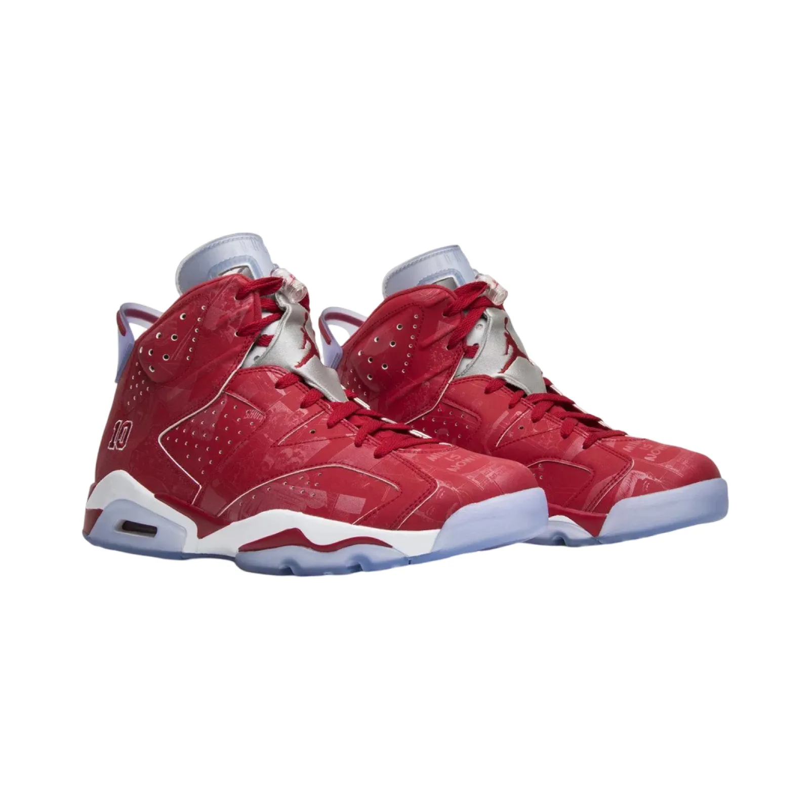 Air Jordan 6 Retro Slam Dunk Varsity Red White Iconic Sneakers