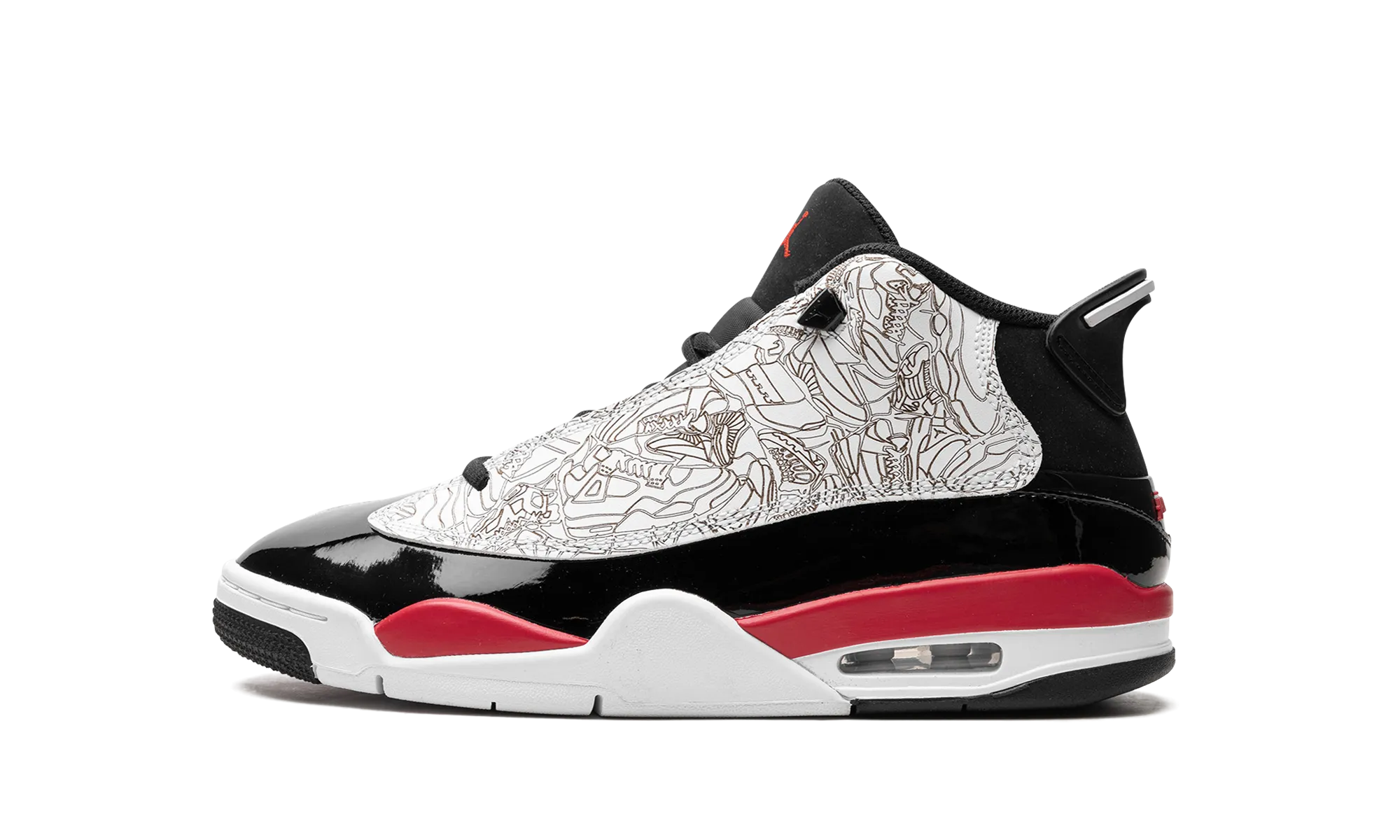 Air Jordan Dub Zero GS "White / Fire Red" Jordan Grade School styles