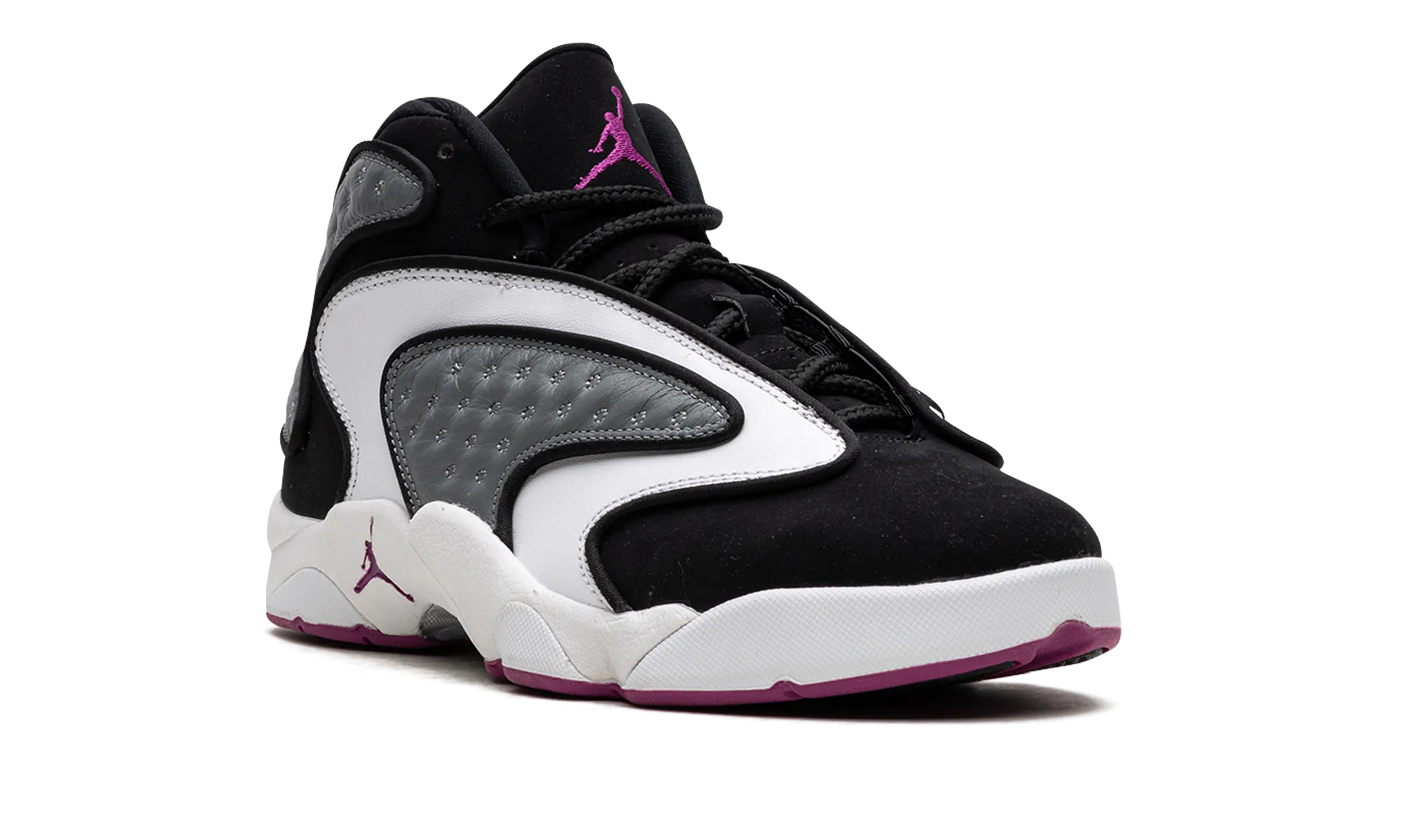Air Jordan OG WMNS "Black / White / Laser Fuchsia" jordan womens sporty sneakers