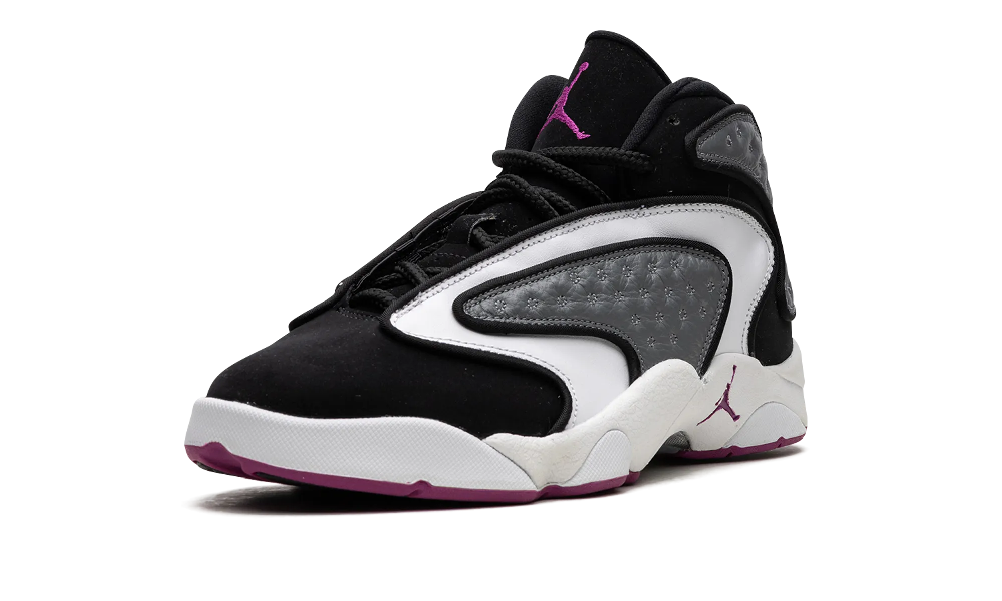 Air Jordan OG WMNS "Black / White / Laser Fuchsia" jordan womens sporty sneakers