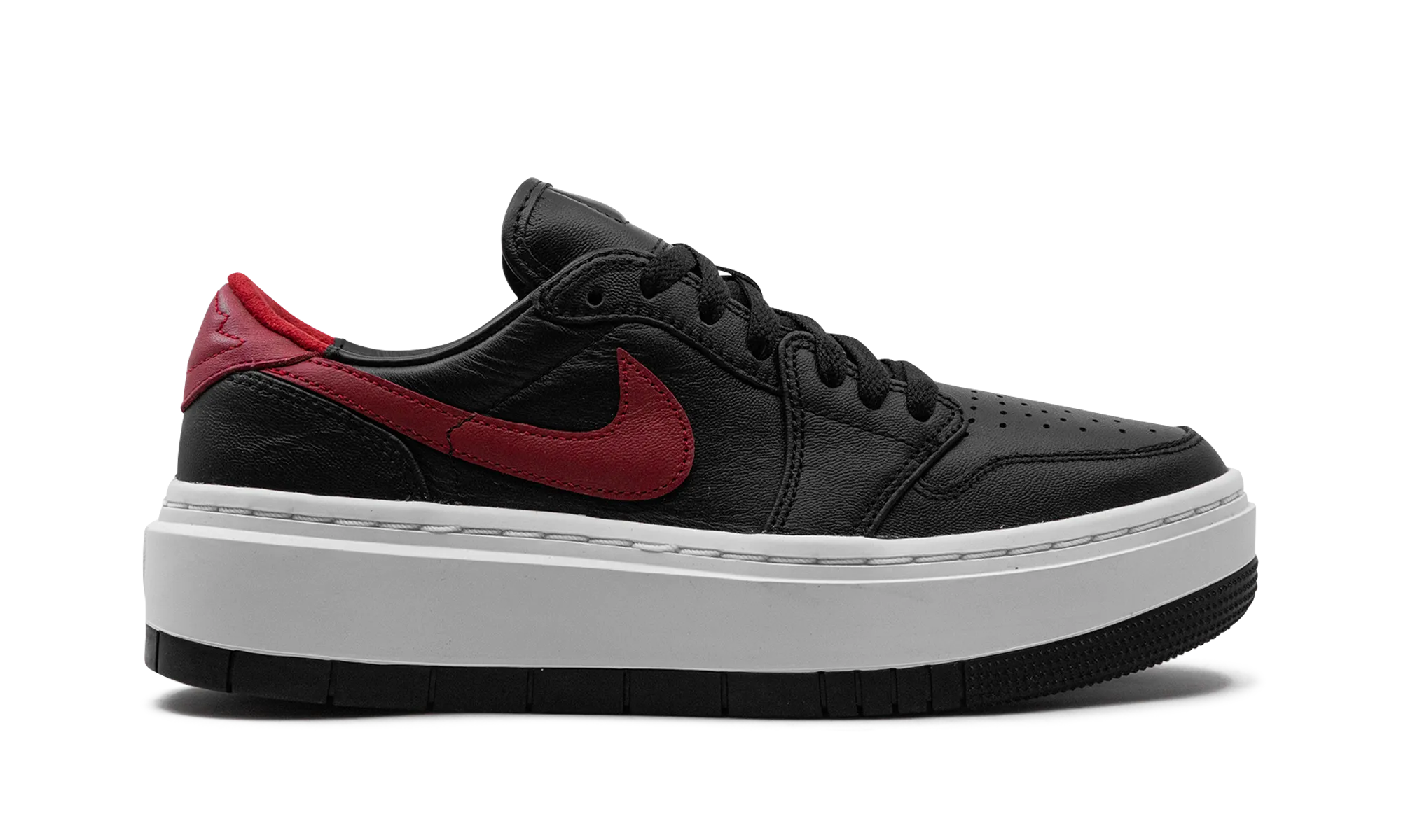 Air Jordan Retro 1 Elevate Low WMNS "Black Gym Red White" jordan womens sporty sneakers