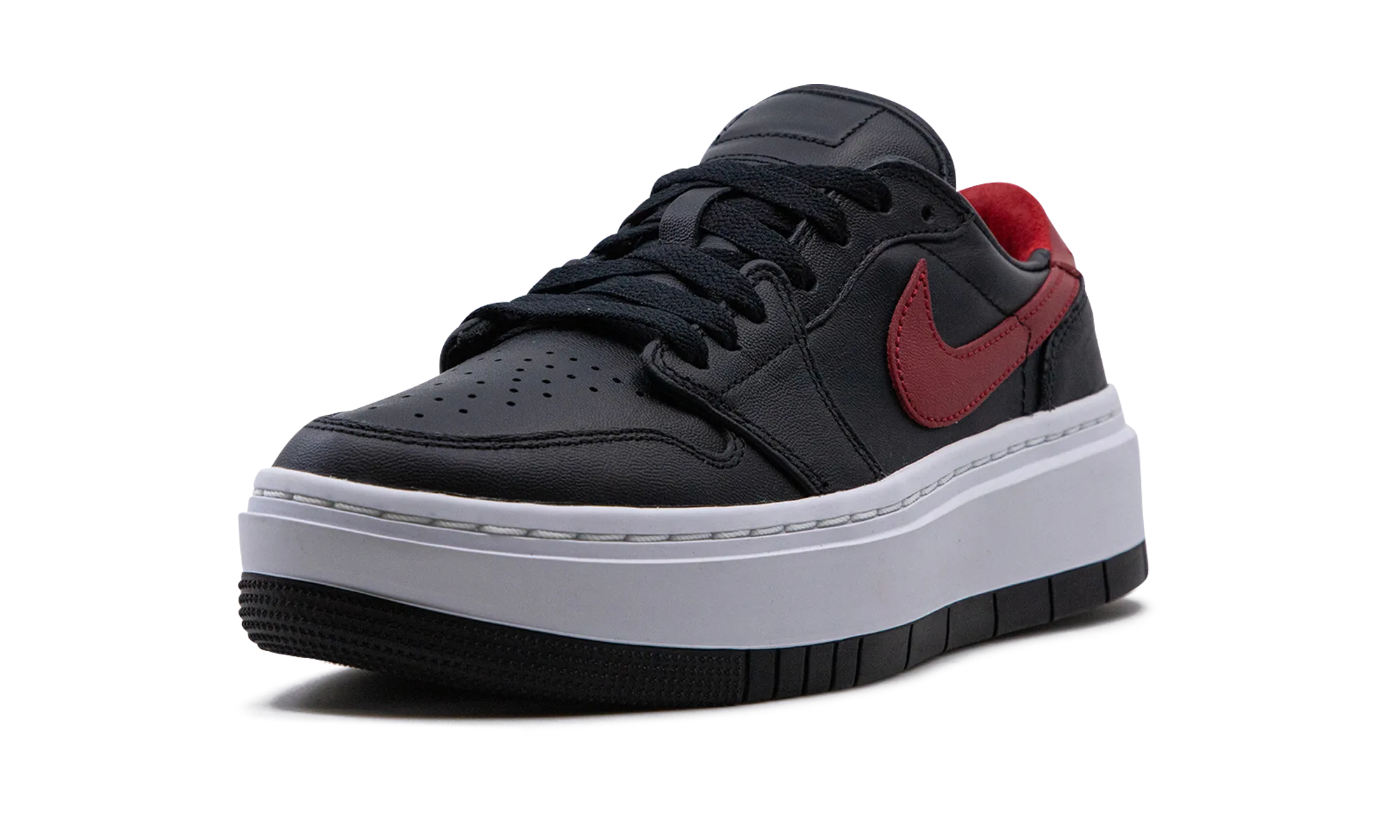 Air Jordan Retro 1 Elevate Low WMNS "Black Gym Red White" jordan womens sporty sneakers