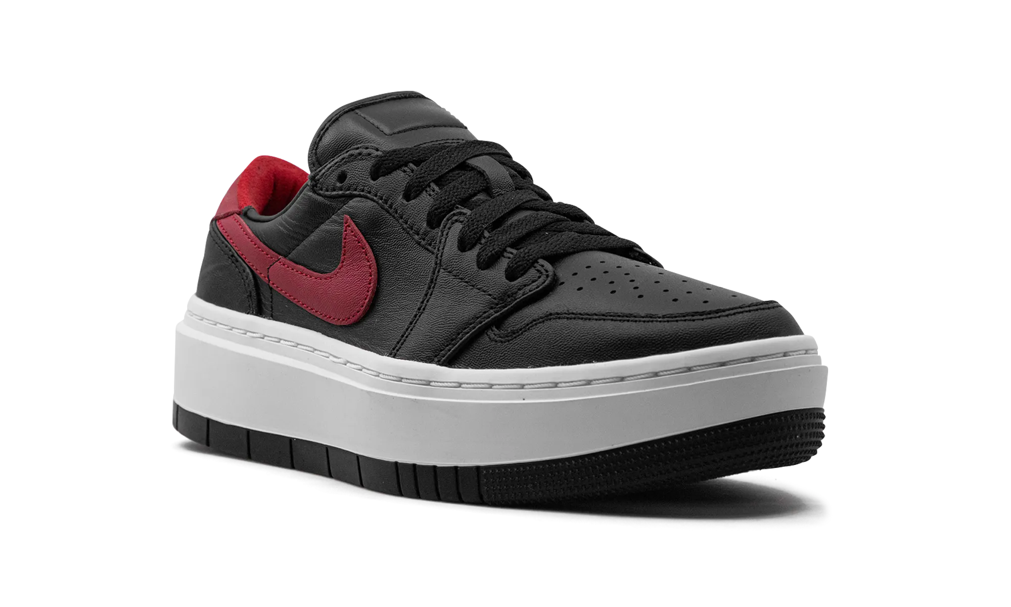 Air Jordan Retro 1 Elevate Low WMNS "Black Gym Red White" jordan womens sporty sneakers