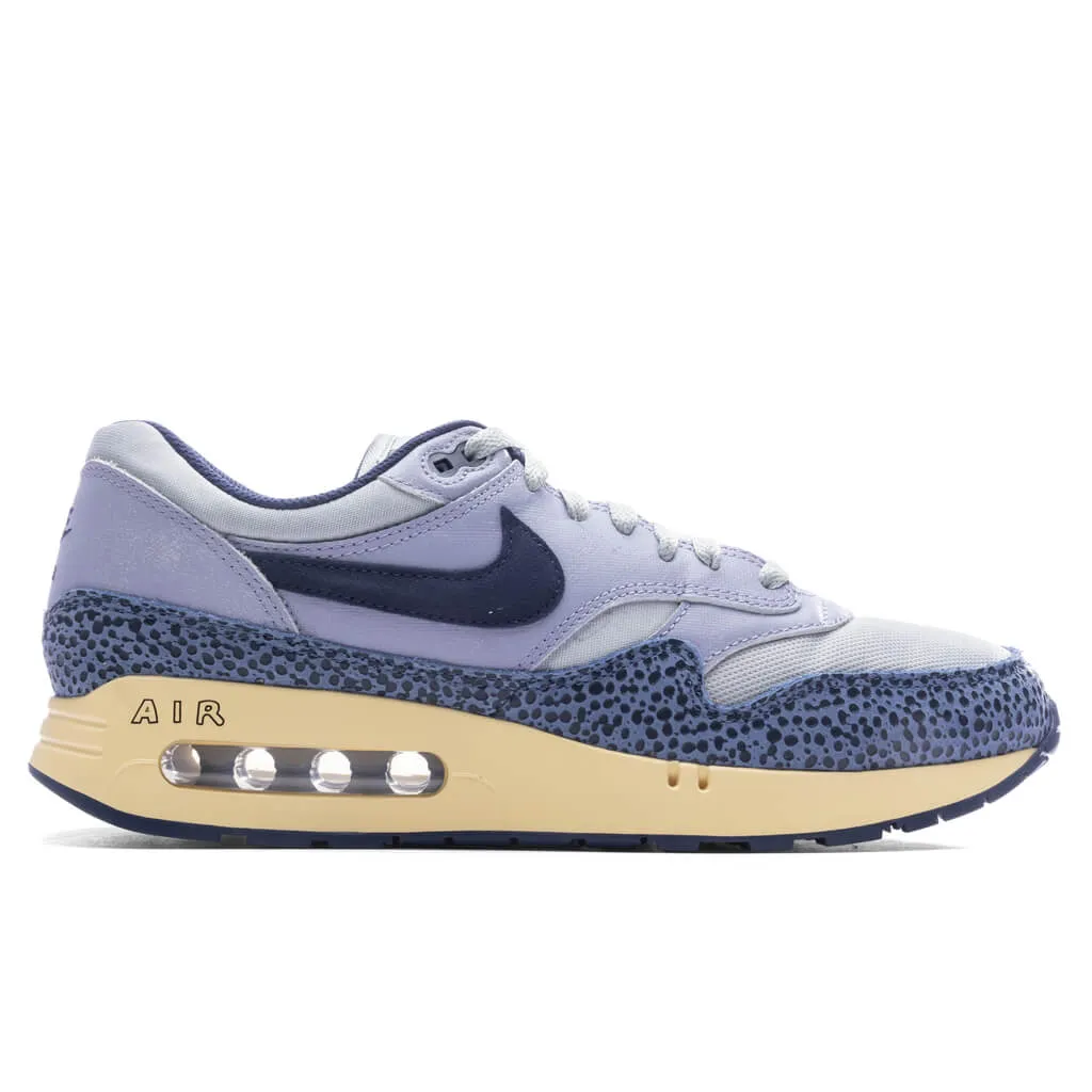 Air Max 1 '86 Premium Lost Sketch - Light Smoke Grey/Diffused Blue/Indigo Haze Nike signature design with comfort fit