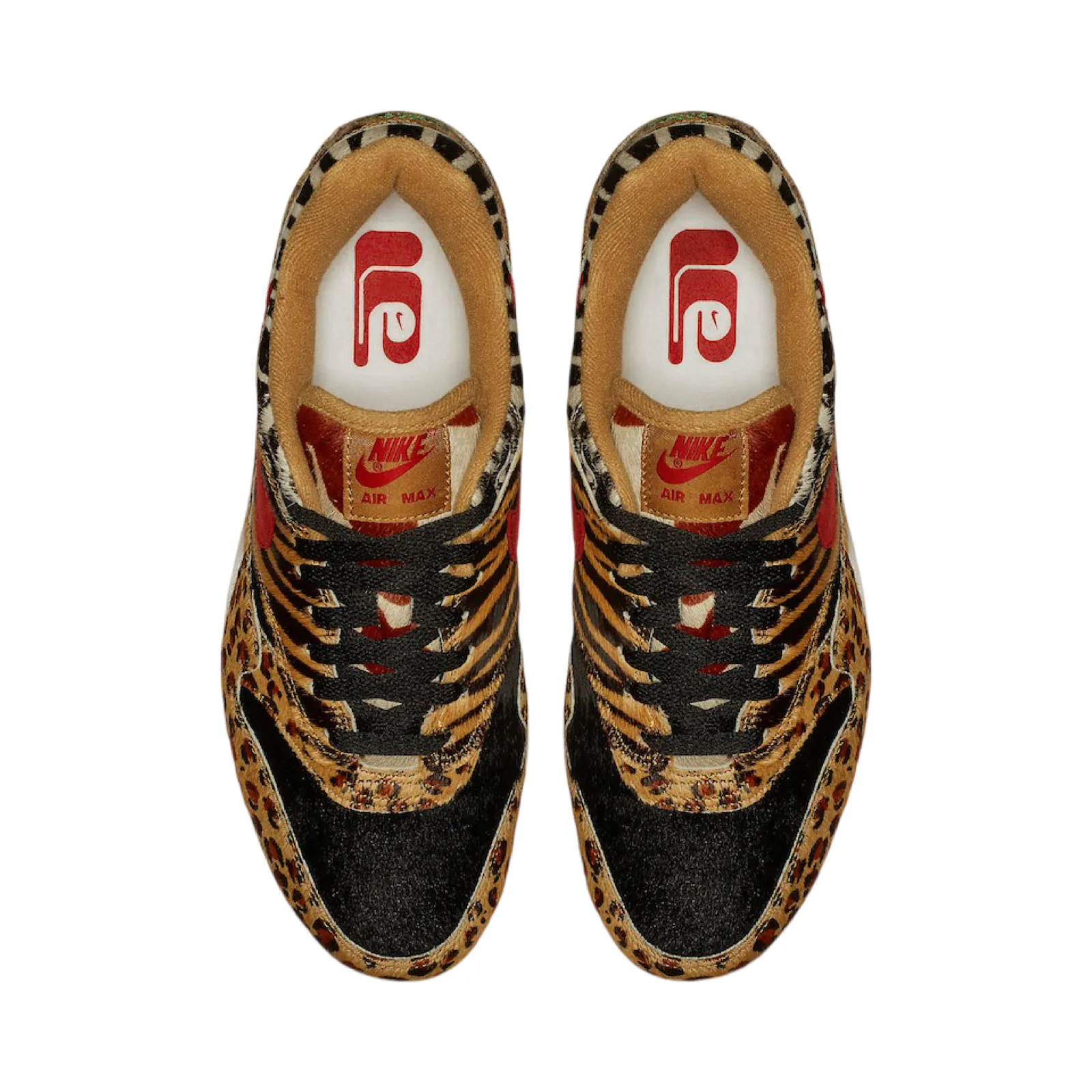 Air Max 1 'Atmos Animal Pack 2.0' Wheat Sport Red Bison Pro Swing Golf Shoes