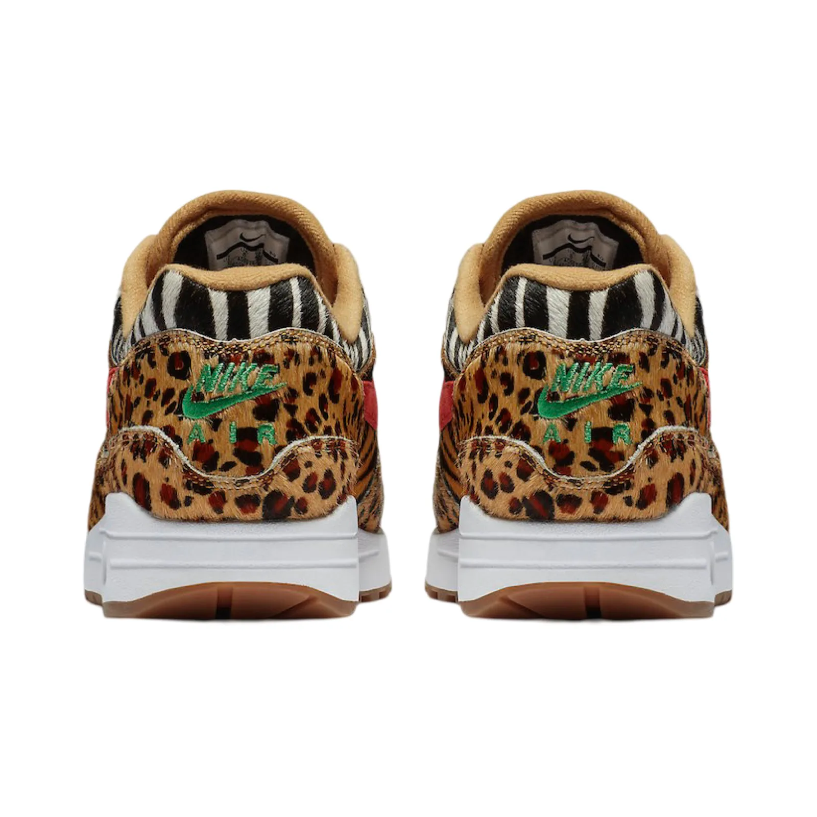 Air Max 1 'Atmos Animal Pack 2.0' Wheat Sport Red Bison Pro Swing Golf Shoes