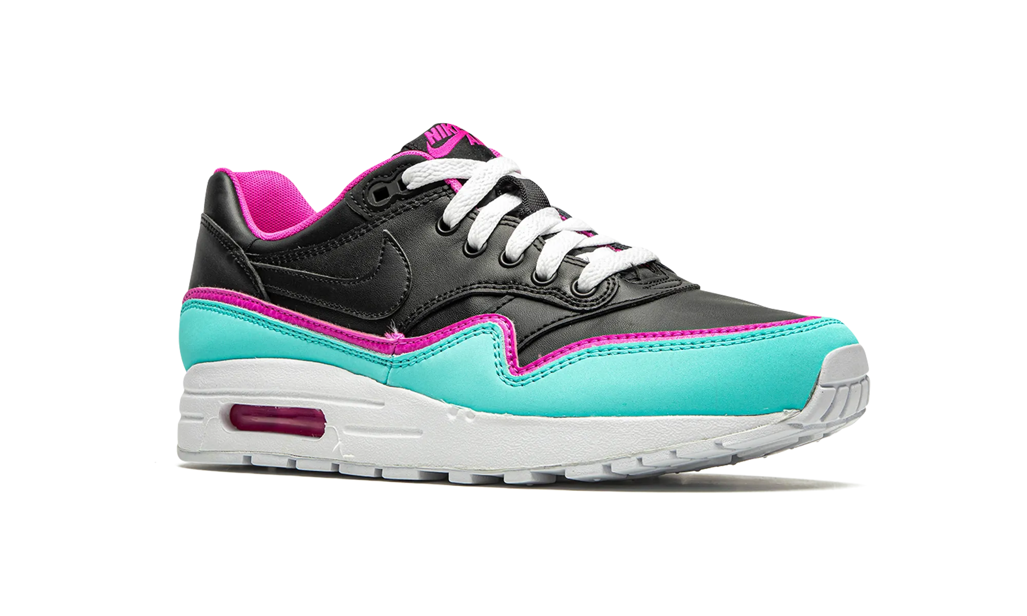 Air Max 1 DBL (GS) "Double Layered - Aqua Fuchsia" nike grade school kids sneakers