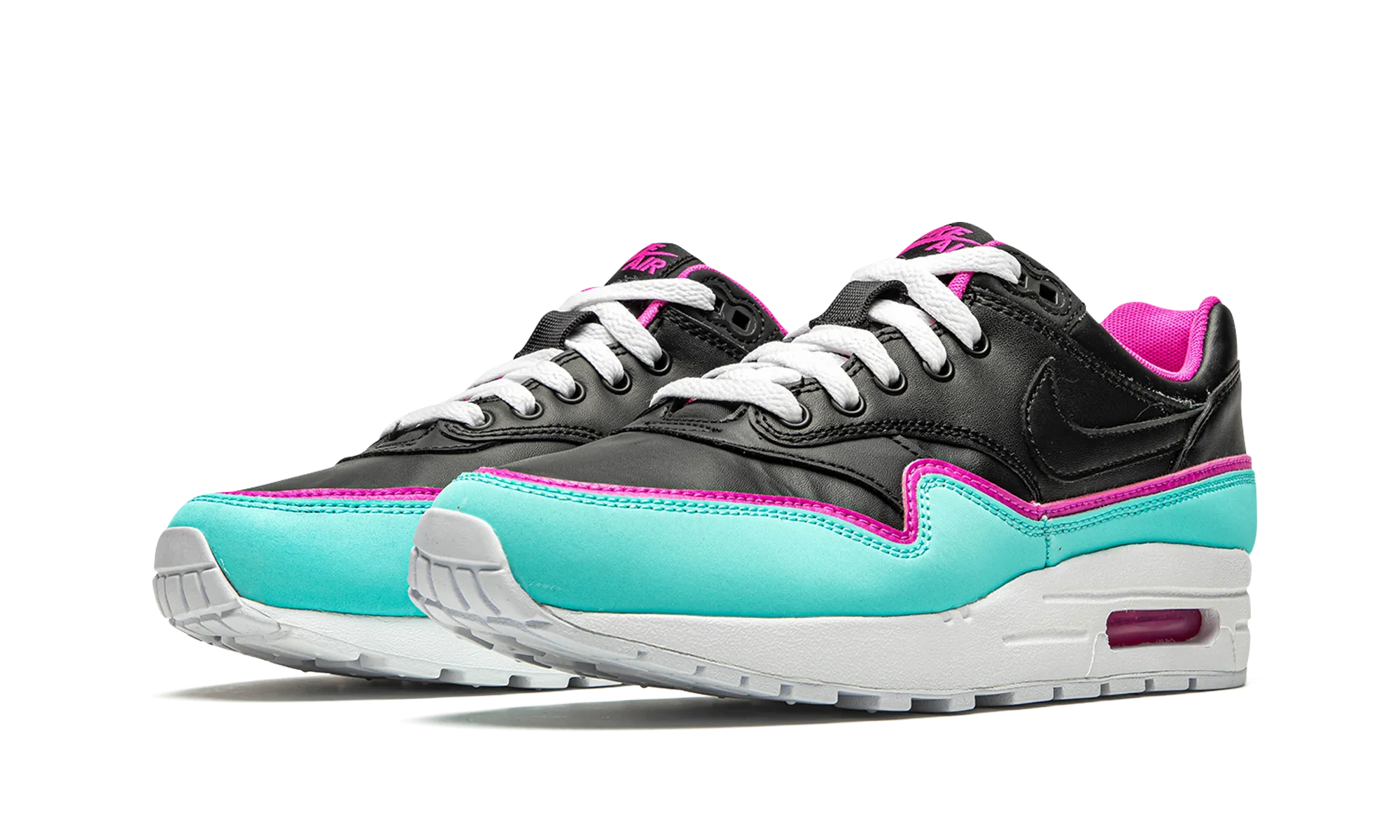 Air Max 1 DBL (GS) "Double Layered - Aqua Fuchsia" nike grade school kids sneakers