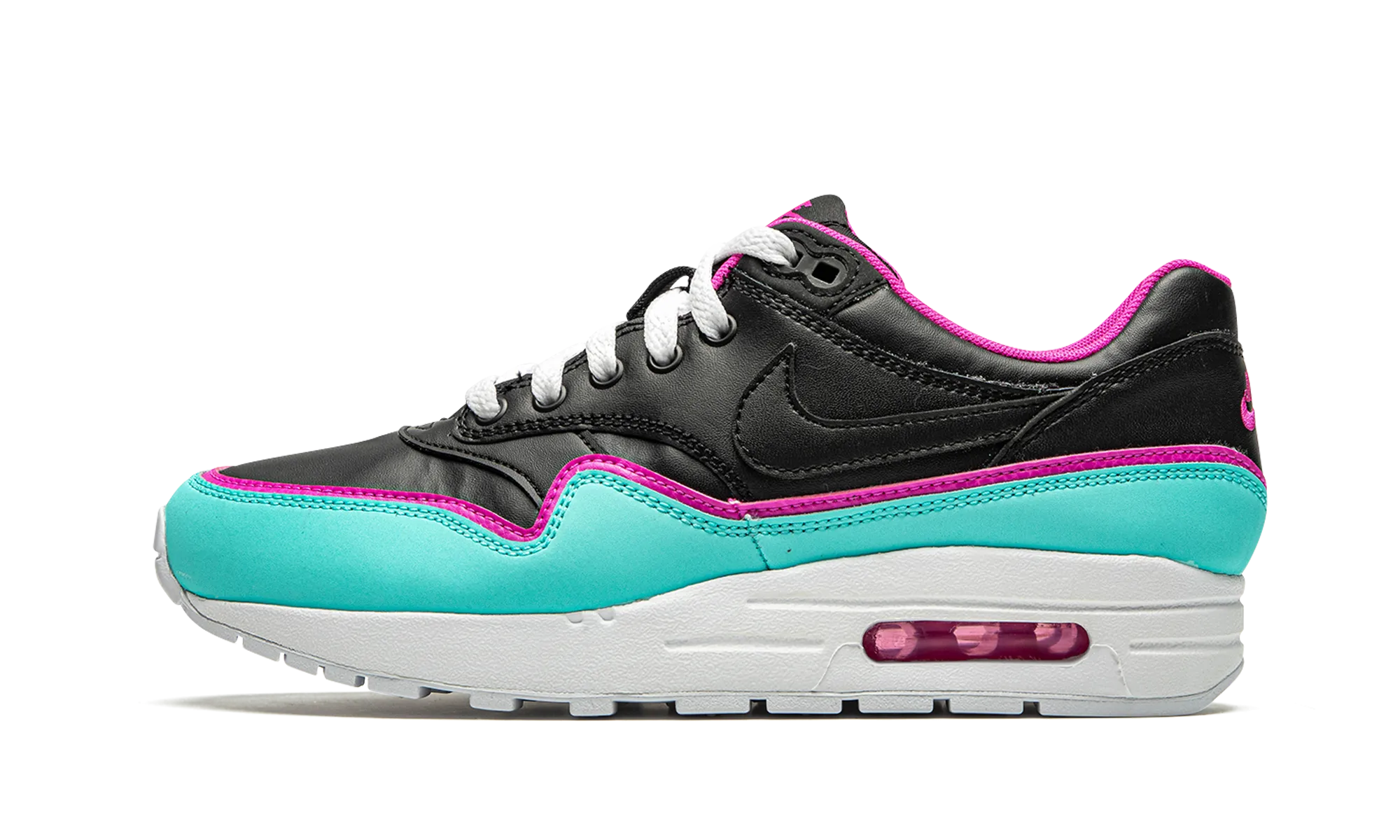 Air Max 1 DBL (GS) "Double Layered - Aqua Fuchsia" nike grade school kids sneakers