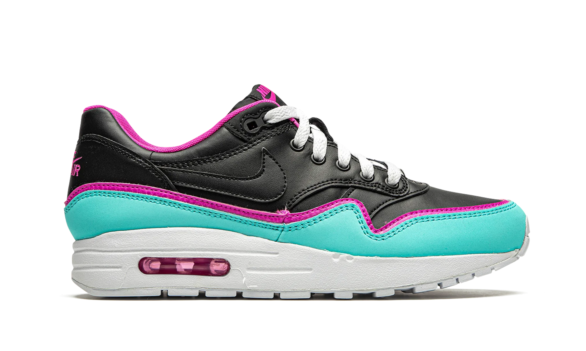 Air Max 1 DBL (GS) "Double Layered - Aqua Fuchsia" nike grade school kids sneakers