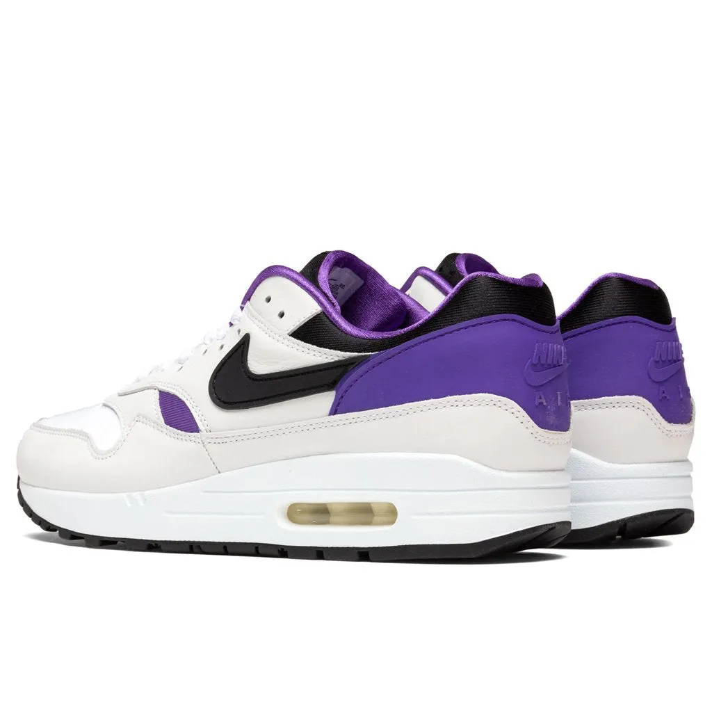 Air Max 1 DNA Ch. 1 - White/Purple Punch Nike Foam Comfort Trainers