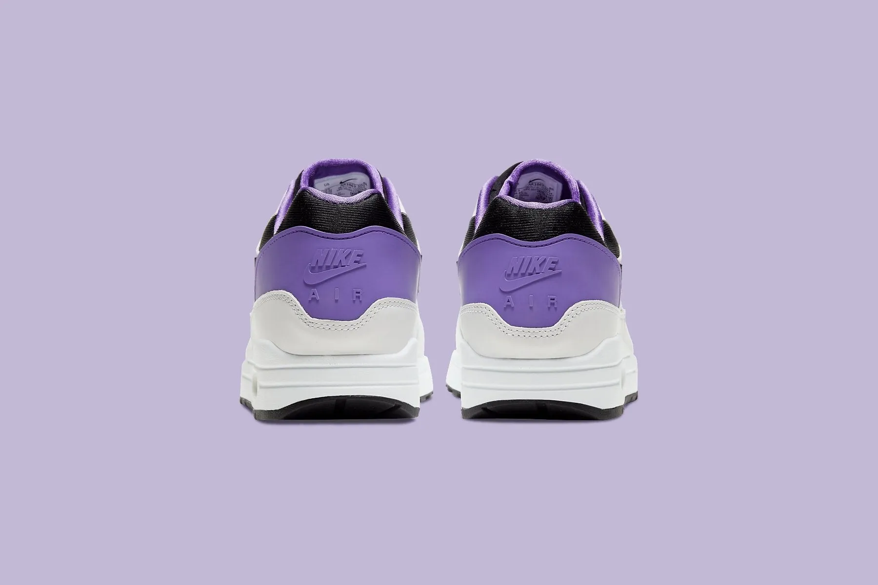 Air Max 1 DNA Ch. 1 - White/Purple Punch Nike Foam Comfort Trainers