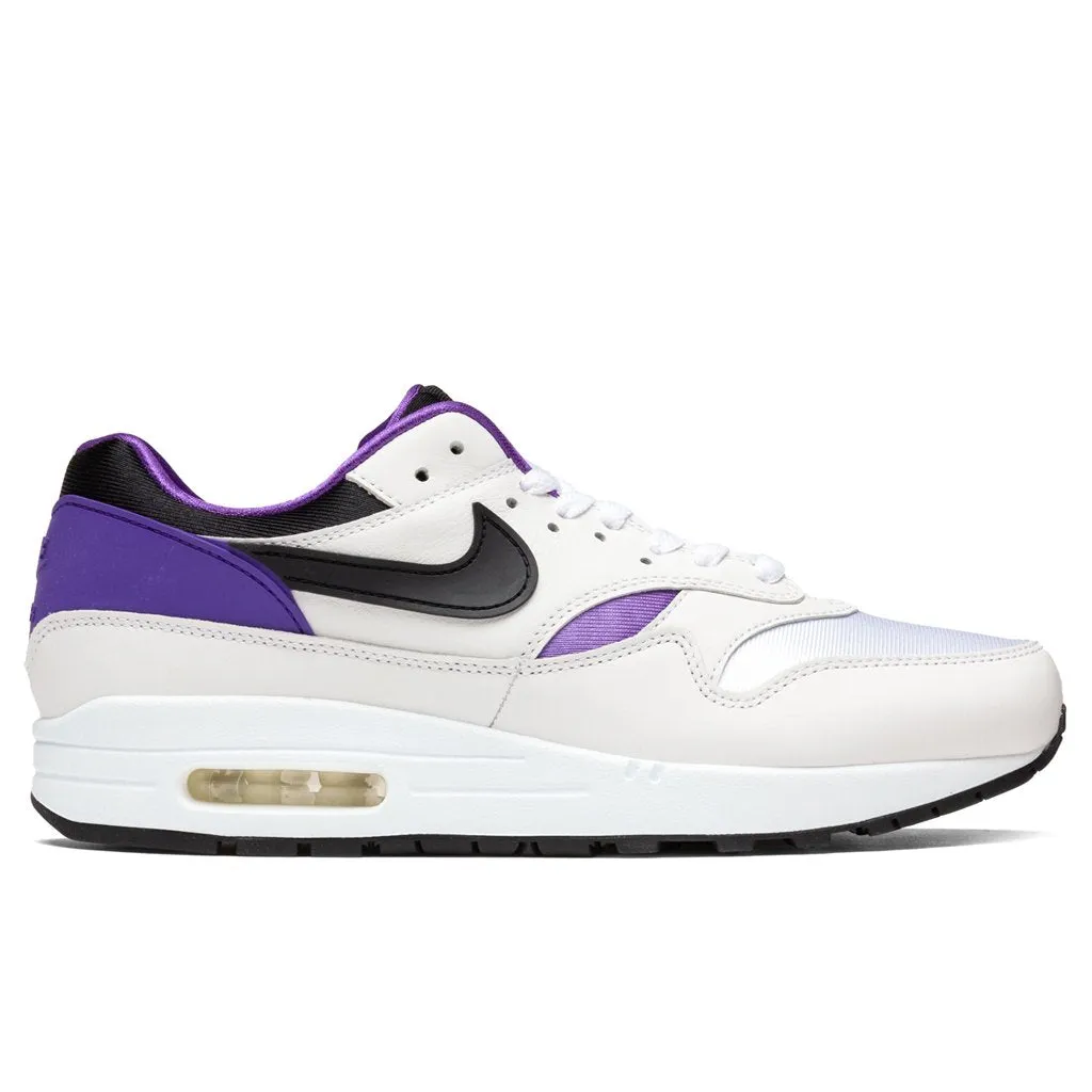 Air Max 1 DNA Ch. 1 - White/Purple Punch Nike trainers with responsive foam