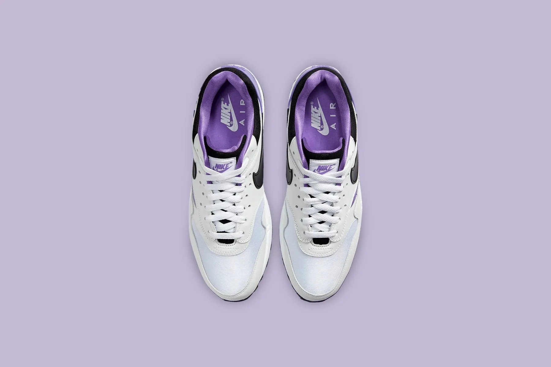 Air Max 1 DNA Ch. 1 - White/Purple Punch Nike Foam Comfort Trainers