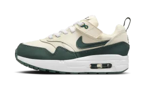 Air Max 1 EasyOn PS "Pale Ivory White Bicoastal Vintage Green" Nike Pre School shoes